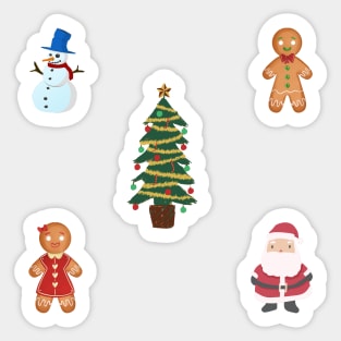 Cute Christmas Sticker Pack Sticker